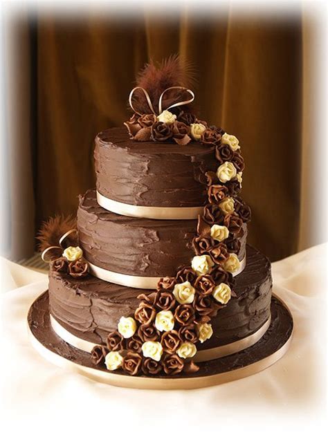 Everyone loves chocolate in various forms and composition. Chocolate Cheesecake Wedding Cake. | Cheesecake wedding ...