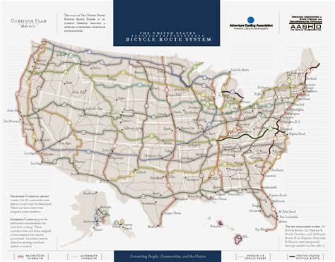 Online Maps United States Bicycle Route System