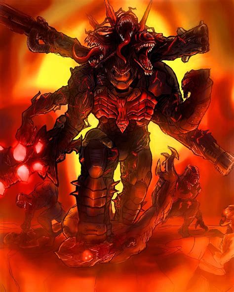 Doom Eternal Fan Art Doom Videogame Doom Heavy Metal Art