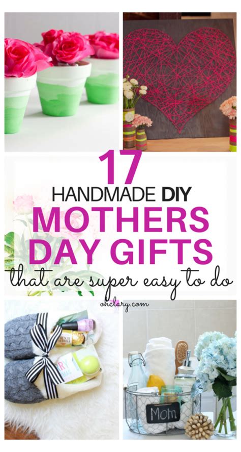 17 Diy Mother’s Day Crafts Easy Handmade Mother’s Day Ts Diy Mothers Day Ts From