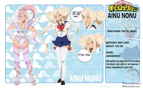 Ainu Nonu My Hero Academia Oc By Dreamingessence On Deviantart