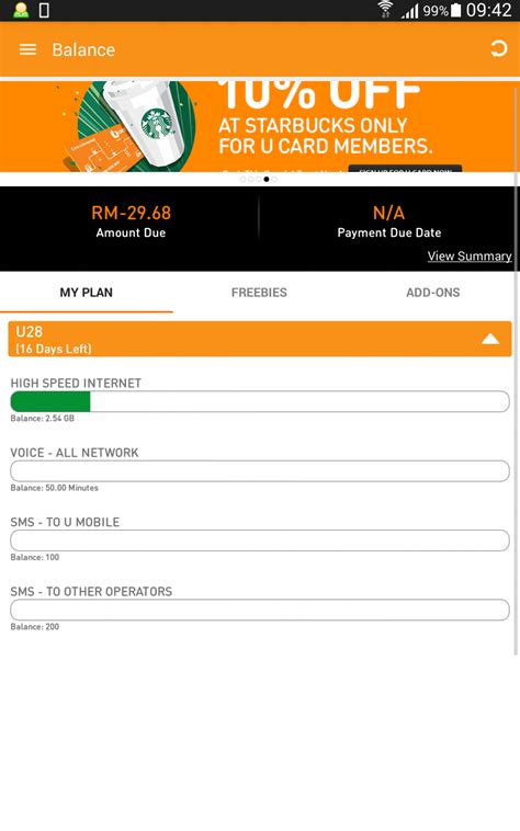 Registration information dial *132# this is how to check your balance on the network for both prepaid as well as postpaid. Using My U Mobile app to check monthly plan quota usage ...