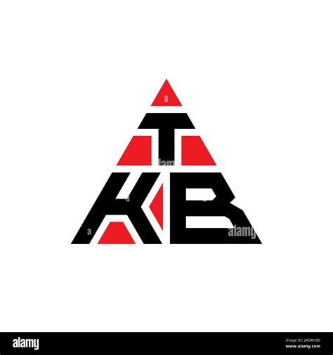 Tkb Triangle Letter Logo Design With Triangle Shape Tkb Triangle Logo