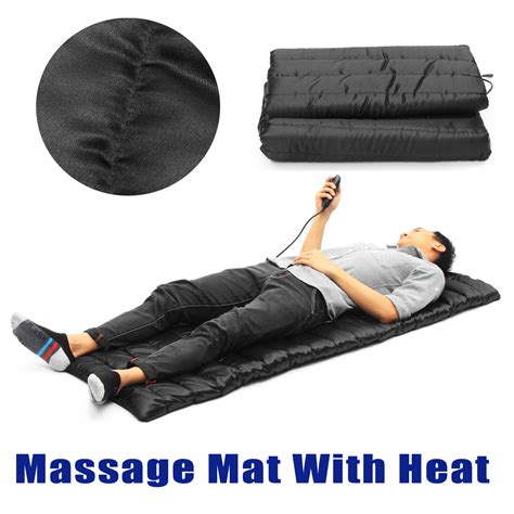 massagers body massage mattress heated massager with remote control cushion foldable full body