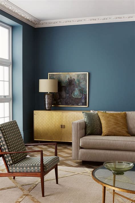 Peinture salon : 43 couleurs tendance pour repeindre le salon | Living
