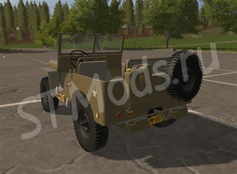 Скачать мод Jeep Willys Mb 1942 версия 10 для Farming Simulator 2017