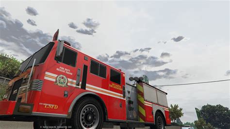 Firetruck Lafd And Lfsd Uv Mapped Gta 5 Mods