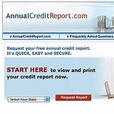 Official Credit Report Site Images