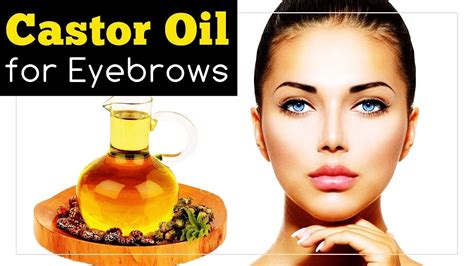 Castor Oil For Eyebrows Youtube