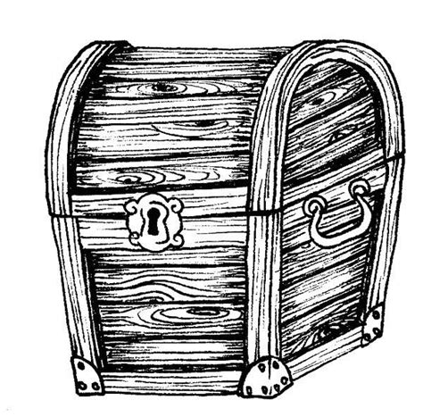42 treasure coloring pages, pirate treasure map coloring pages. A Classic Wooden Treasure Chest Coloring Page : Kids Play ...