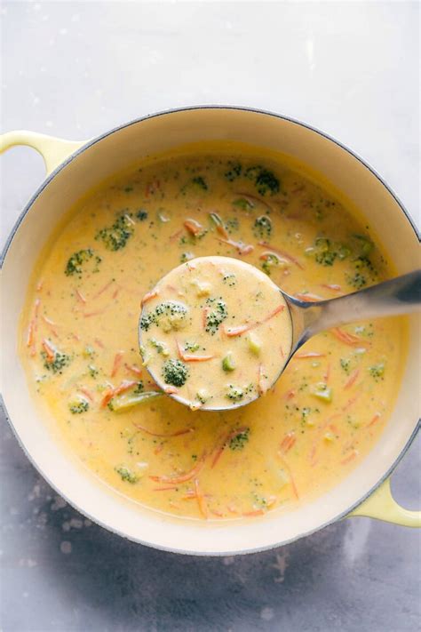 Broccoli Cheddar Soup One Pot Chelseas Messy Apron