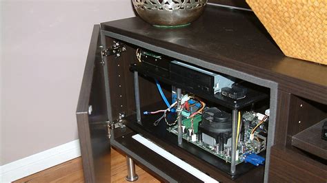 How To Build A Hidden Home Theater Pc Inside Your Entertainment Center