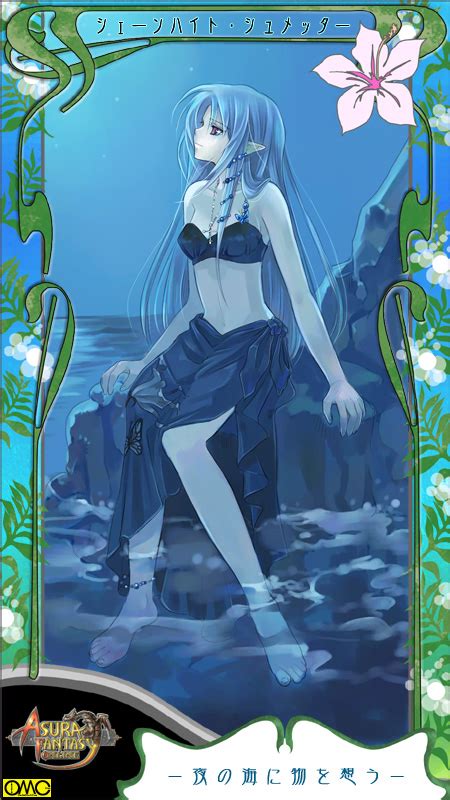 Kuga Tsukasa Omc Asura Fantasy Online 1girl Anklet Bare Shoulders