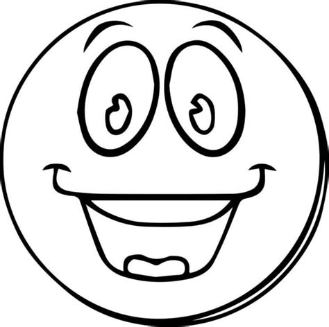 Smiley Face Free Drawing Coloring Page Download Print Or Color