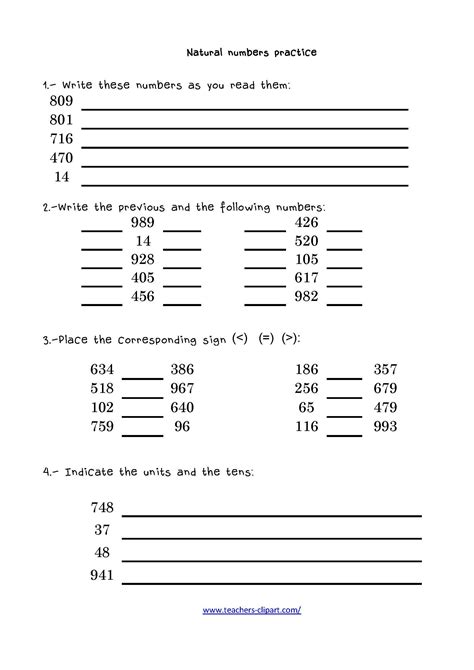 Number Words Worksheets 1 1000 Richard Mcnarys Coloring Pages