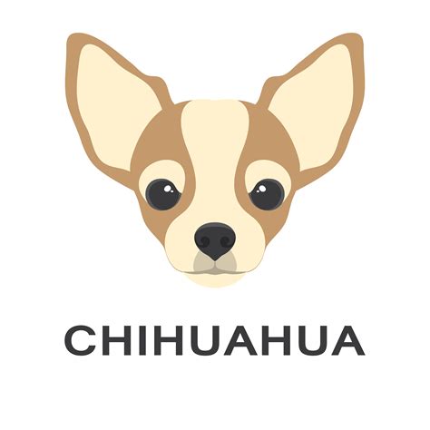 Ilustración De Vector Og Perro Chihuahua En Estilo Plano Icono De