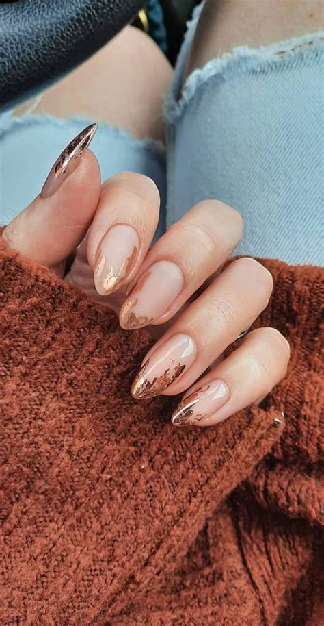 Trendy Fall Nail Designs To Wear In Nude Nails With Hot Sex Picture