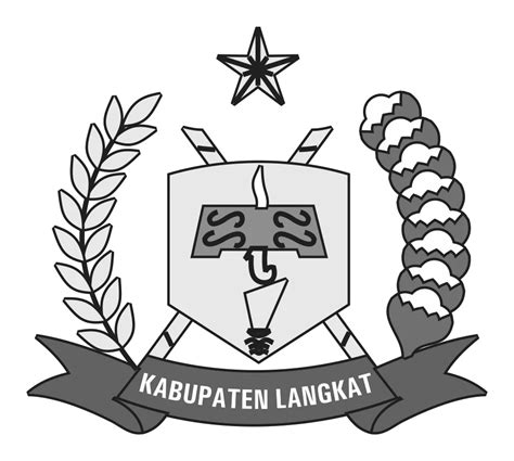 Logo Kabupaten Langkat INDONESIA Original Terbaru Rekreartive