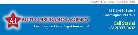 Search the world's information, including webpages, images, videos and more. Insurance Agency in Bloomington, Indiana - A1 Auto Insurance Agency