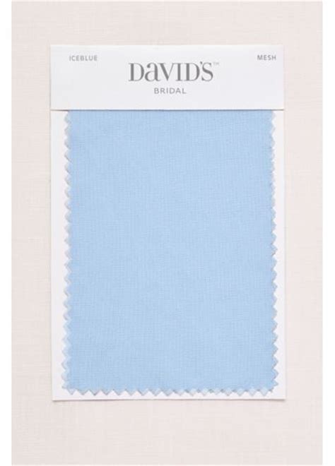 Ice Blue Fabric Swatch Davids Bridal