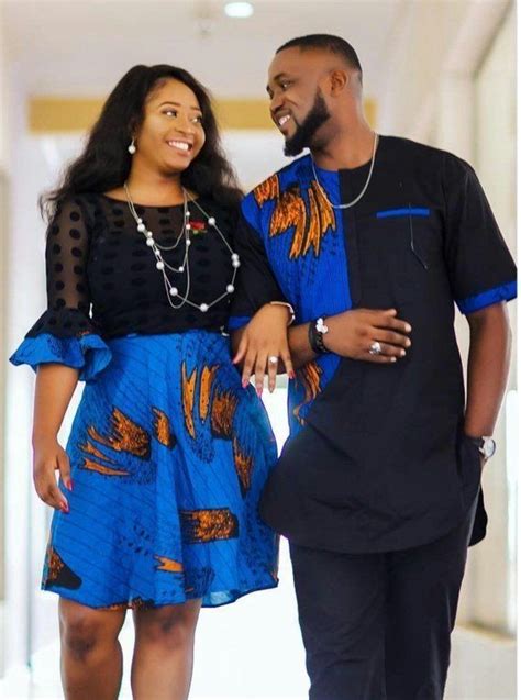 African Matching Couple Outfits Casual Wear Latest
