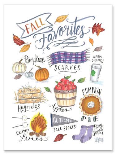 Stampa Fall Favorites Di Lily And Val Posterloungeit