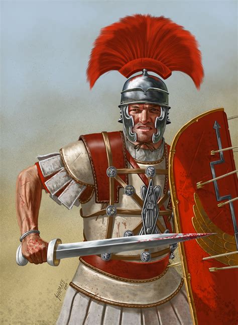 Roman Centurion 1°s Bc Soumission Gale Belgique 57 Av Jc 1
