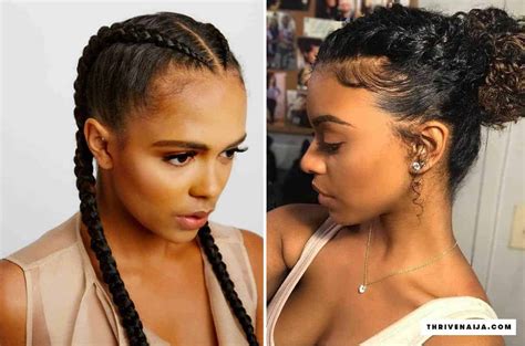 Natural hairstyles are more popular than ever and despite your texture, many styles can be created with the right information. 11 Natural Hair Flat Twist Styles to Try In 2020 | ThriveNaija
