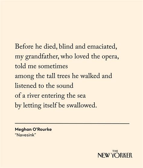 The New Yorker On Linkedin Listen To Meghan Orourke Read Her Poem