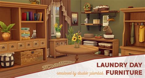 Laundry Day Sp Furniture Sims 4 Cc Furniture Sims House Design Sims