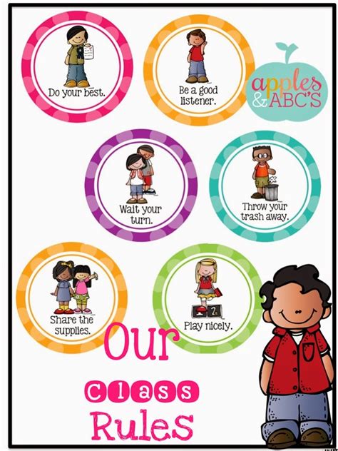 Kindergarten Classroom Rules Printable That Are Adorable Roy Blog