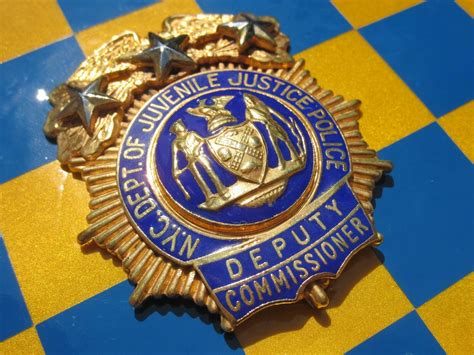 Deputy Commissioner New York City Department Of Juvenile Justice Police Police Badges Law