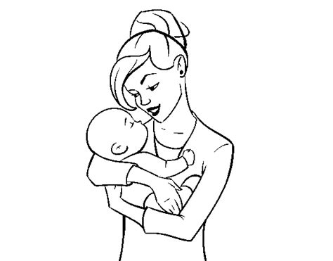 Descubrir Más De 74 Madre Con Su Bebe Dibujo última Vn