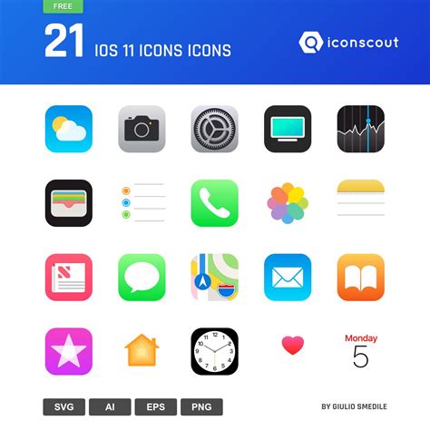 Ios App Icon Set 82226 Free Icons Library