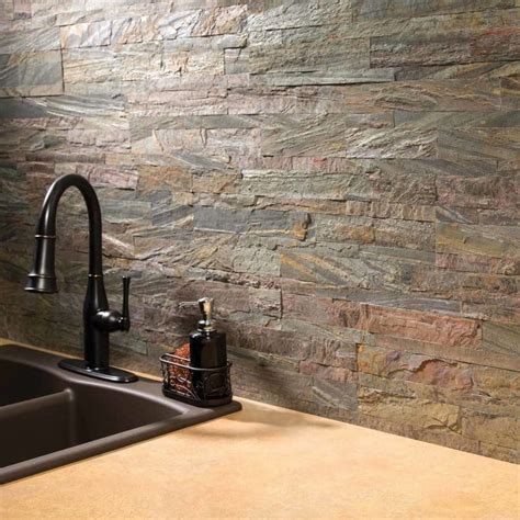 Acp A9680 Aspect 6 X 24 Faux Stone Linear Diy Peel And