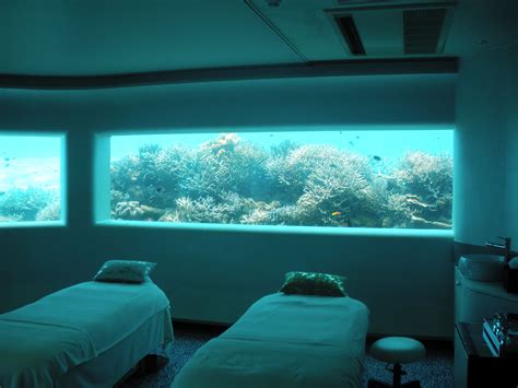 Coral Glass Huvafen Spa Worlds First Underwater Spa