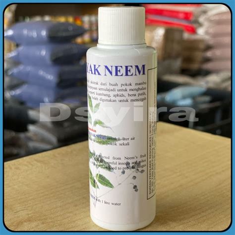 Neem Oil With Humic Acid Organic Pesticide 100ml👉 Minyak Neem Semambu