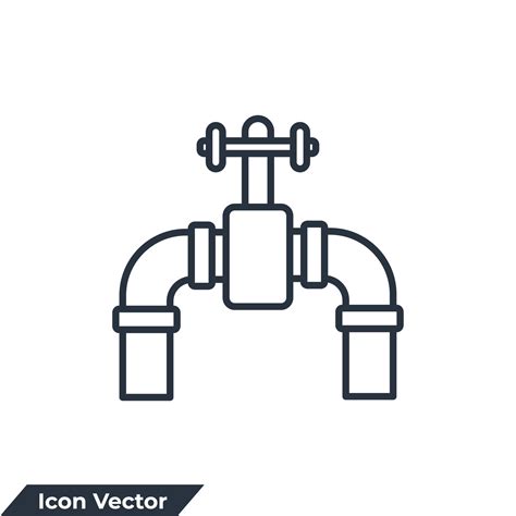 Plumbing Icon Logo Vector Illustration Plumbing Sign Symbol Template