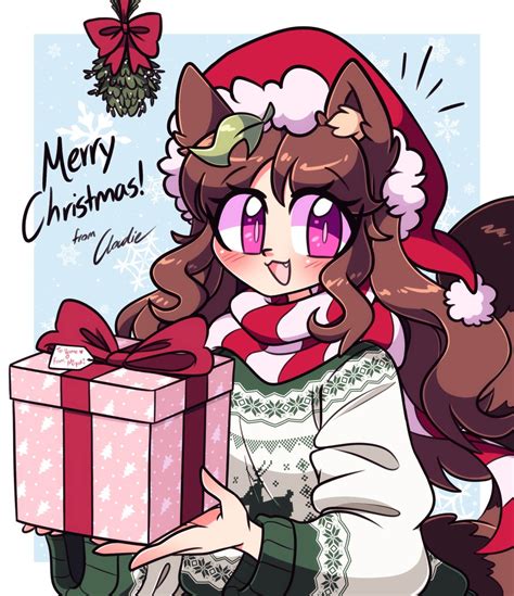 Cloudie Art Grind 🎄 On Twitter Rt Cookietanukiart 🎄 Merry Christmas 🎄 Miyoki Gives You