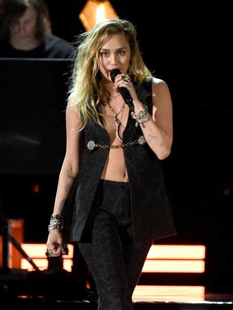 Miley Cyrus Stunned In A Sexy Sheer Mugler Number At The 2023 Vmas