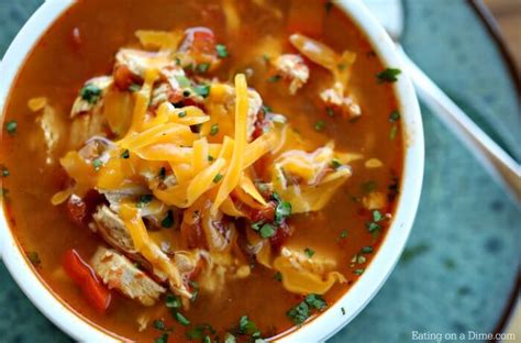 Return shredded chicken to soup. Crock Pot Chicken Fajita Soup - Low Carb Crock Pot Chicken ...
