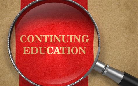 New Continuing Education Ce Requirements