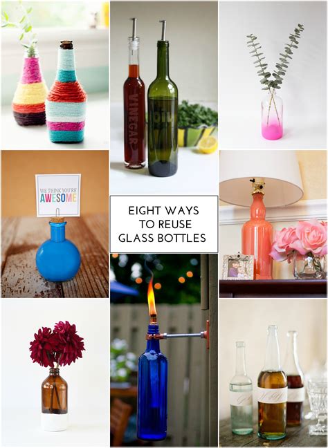 8 Ways To Reuse Glass Bottles The Crafted Life