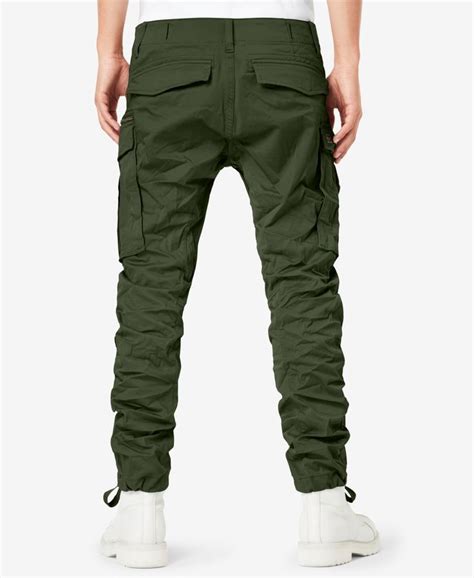 G Star Raw Men S Rovic Zip 3d Straight Tapered Cargo Pant And Reviews Pants Men Macy S