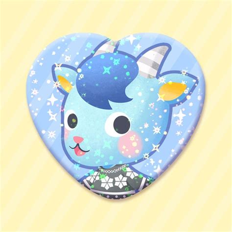 Sherb Animal Crossing Cute Metal Sparkly Star Holographic Etsy