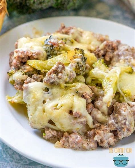 In the meantime, in a pot of salted boiling water, cook the broccoli until. Low carb cheeseburger casserole | Recipe | Food recipes ...