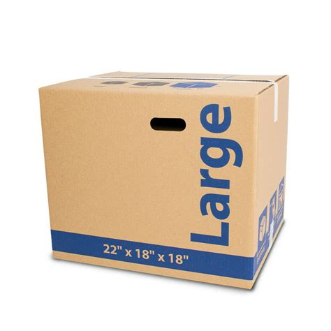 Pengear Large Recycled Kraft Moving And Storage Box 22l X 18w X 18h