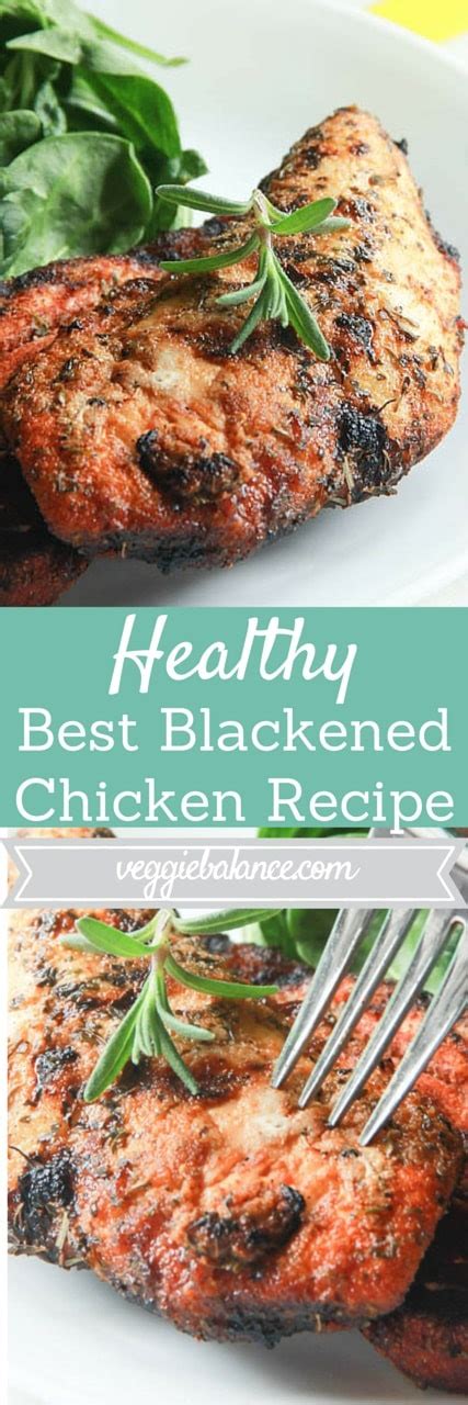 Dredge each chicken breast into the melted butter, then coat all sides with the prepared blackened seasoning. Best Blackened Chicken Recipe - Gluten Free Recipes | Easy ...