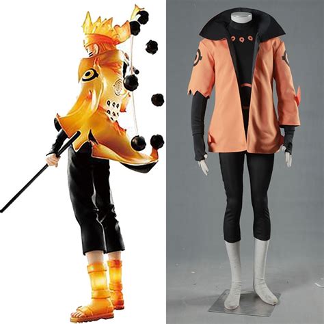 Anime Uzumaki Naruto Rikudou Sennin Modo Cosplay Costume Sage Of The
