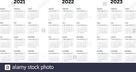 2021 2023 Clendar Month Calendar Printable